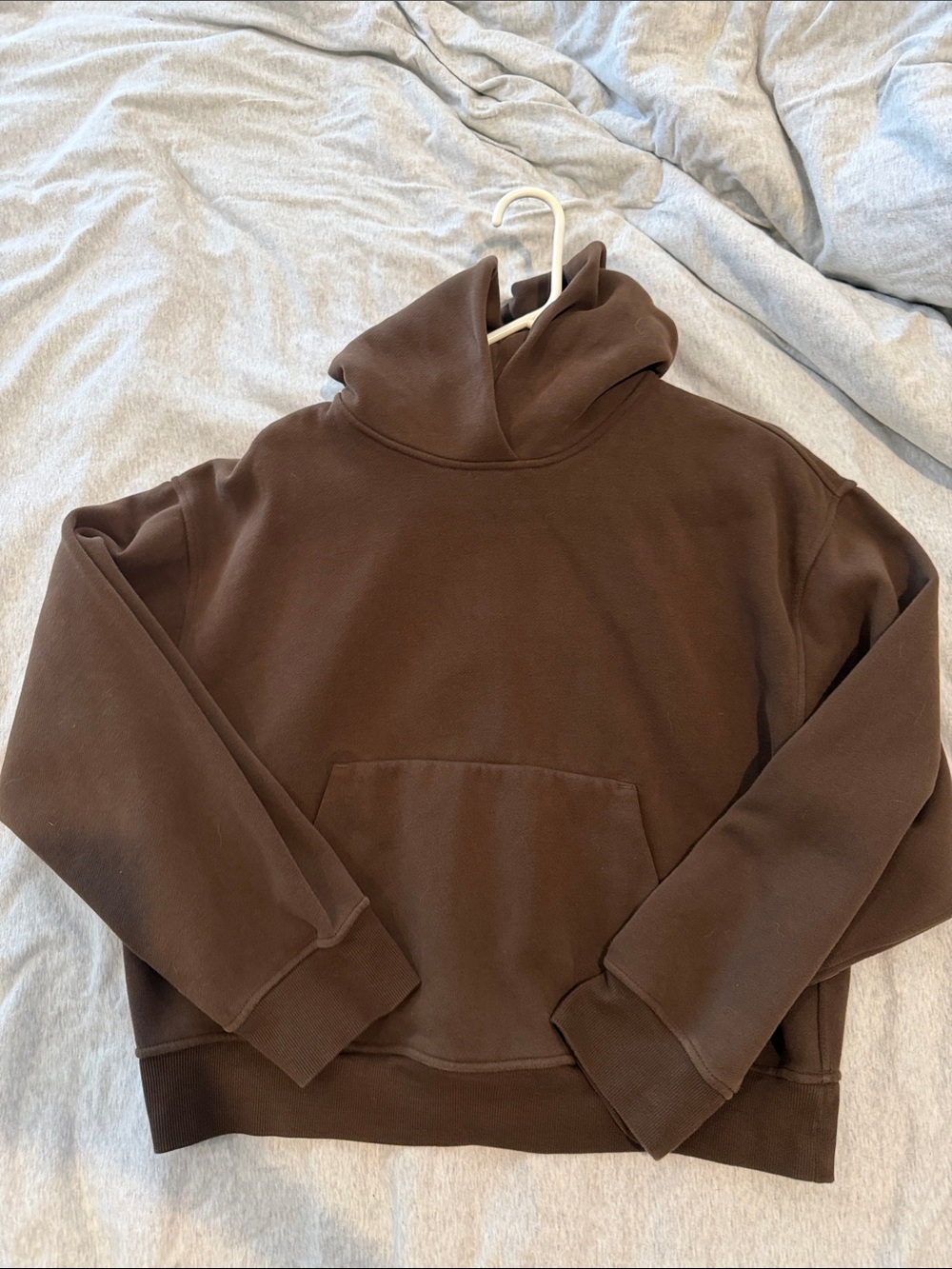 Brown lululemon steady state oversized hoodie size small